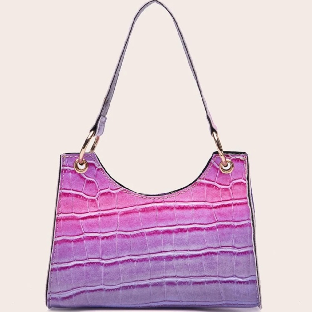 Crocodile Print Mini Bag